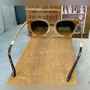 Toms | Accessories | Brand New Toms Rey Crystal Gold Cat Eye  display picture 3